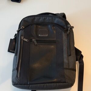 TUMI Charcoal and Black Men's Backpack